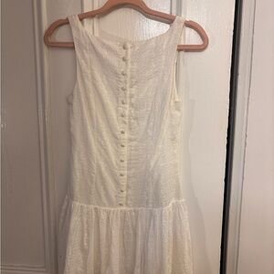 Princess Polly Ivory Button-Down Dress